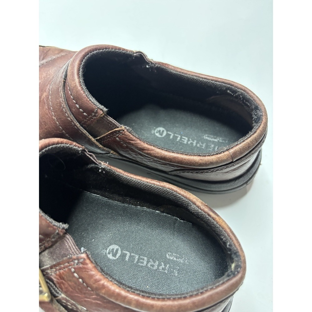 Merrell Dassie‎ Women's 8.5 Brown Leather Mules Clogs EU36 Shoes Buckle J59992 - Picture 4 of 7
